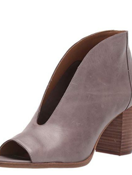 Lucky Brand Shoes - Lucky Brand Joal Titanium Open Toe Bootie